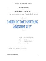 Ô nhiễm đất do ký sinh và biện pháp xử lý