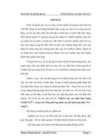 Nghiên cứu xác định hàm lượng Cađimi (Cd2+) trong nước bằng phương pháp cực phổ (phương pháp VON AMPE)