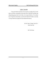 Cực và đối cực khóa luận tốt nghiệp