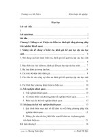 Sử dụng phương pháp trắc nghiệm khách quan trong dạy học một số kiến thức chương cơ học chất lưu vật lý 10 nâng cao