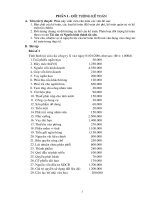 Bài tập nguyên lý kế toán