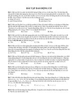 BÀI TẬP DAO ĐỘNG CƠ HAY VÀ KHÓ (TIẾP)