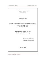 Khóa luận tốt nghiệp giao thoa với nguồn sáng rộng  vân định xứ