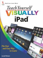 teach yourself visually ipad a