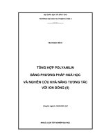 Tổng hợp Polyanilin bằng phương pháp hoá học và nghiên cứu khả năng tương tác với Ion đồng (II)