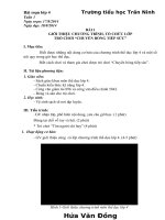 Giáo án môn thể dục lớp 4 theo mô hình VNEN năm học 2013 2014
