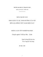 Nho giáo và sự ảnh hưởng của nó đến gia đình Việt Nam hiện nay