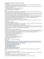 Tài liệu ôn thi công chức thuế dạng bài tập môn chuyên ngành thuế