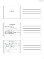 tai liệu bài giảng day số cao cấp