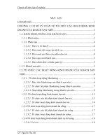 THỰC TRẠNG TỔ CHỨC CÁC HOẠT ĐỘNG KINH DOANH TẠI KHÁCH SẠN GIA BẢO