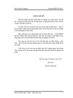 Tính toán thiết kế hệ thống xử lý nước cấp sinh hoạt cho khu vực dân cư thuộc Xã Châu Giang Huyện Duy Tiên Tỉnh Hà Nam với công suất 3000 M3 ngày.đêm