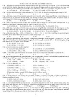 đề thi đại học hoá 2016