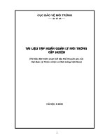 Quản lý môi trường cấp huyện