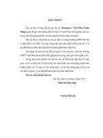 Một số biện pháp phòng chống ma tuý trong học sinh trường THPT Xuân Hoà, thị xã Phúc Yên, tỉnh Vĩnh Phúc