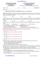 18 đề thi thử đại học môn sinh