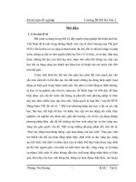 Tổ chức hoạt động nhận thức của học sinh trong dạy học chương Động lực học chất điểm vật lý 10 nâng cao