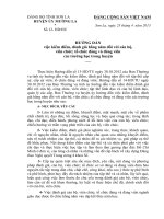 Hướng dẫn đánh giá đảng viên các trường trong huyện