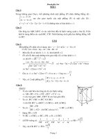 Bài tập hình học không gian