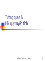 Tương quan và hồi quy tuyến tính