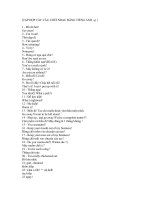 TẬP hợp các câu CHỬI NHAU BẰNG TIẾNG ANH