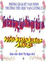 bài giảng rèn luyện phép trừ