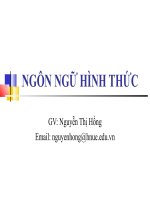 Giao trình ngôn ngữ hình thức