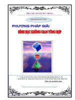 Phương pháp giải hình học không gian tổng hợp