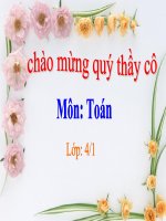 bài giảng chia một số có một chữ số