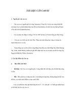 TÀI LIỆU VỀ CÂY CAO SU