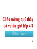 bài giảng quy đồng mẫu số hay