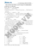 Chuyên đề mạo từ trong tiếng anh