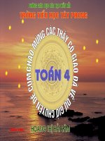 bài giảng tính chất giao hoán của phép nhân hay