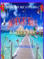 bài giảng quy đồng mẫu số các phân số