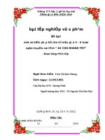 đề tài tốt nghiệp ngành giáo dục mầm non tham khảo