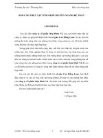 BÁO cáo THỰC tập tại công ty cổ phần thép đình vũ