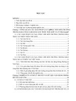 nghiên cứu những tác động chính của dự án khai thác đá núi ông voi và đề xuất các giải pháp cải tạo, phục hồi môi trường