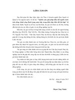 nghiên cứu giải pháp điều tiết nguồn nước trên dòng chính sông bưởi trong mùa kiệt, trong điều kiện biến đổi khí hậu