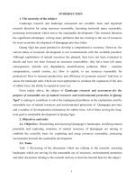 nghiên cứu, đánh giá cảnh quan cho mục đích sử dụng hợp lý tài nguyên và bảo vệ môi trường tỉnh quảng ngãi bản tóm tắt tiếng anh