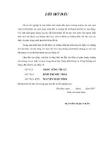 ĐỒ ÁN TỐT NGHIỆP KỸ SƯ XÂY DỰNG THIẾT KẾ VĂN PHÒNG CÔNG TY XÂY LẮP THỪA THIÊN