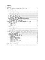 đồ án tốt ngiệp xử lý nước thải