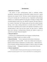 tóm tăt tiêng anh vận dụng quan điểm hoạt động vào dạy học số học và đại lớp 6 ở trường phổ thông nước cộng hoà dân chủ nhân dân lào