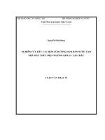 nghiên cứu kết cấu hợp lý đường hầm dẫn nước vào nhà máy thủy điện mường kim ii - lai châu