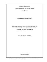 tổn thất điện năng phi kỹ thuật trong hệ thống điện