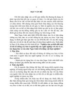 tóm tắt luận án nghiên cứu sự biến đổi một số chỉ số chống oxy hóa ở người tiếp xúc nghề nghiệp với chì vô cơ, tác dụng bảo vệ của sâm ngọc linh trên động vật thực nghiệm