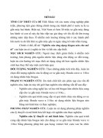 tóm tắt luận án nghiên cứu hệ thống cung cấp nhiên liệu và quá trình cháy của động cơ đánh lửa cưỡng bức có tỉ số nén cao sử dụng biogas