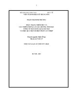 tóm tắt luậ án thực trạng nhiễm hiv và các nhiễm trùng lây qua đường tình dục ở phụ nữ bán dâm 4 quận hà nội và hiệu quả một số biện pháp can thiệp