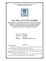 Tiểu luận phân tích các biện pháp tiến hành để phát triển trường mầm non lớn mạnh