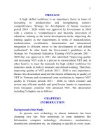 phân tích các yếu tố ảnh hướng đến công tác dạy nghề việt nam một số giải pháp nhằm nâng cao chất lượng giai đoạn 2013 – 2020 ban tóm tắt tiếng anh