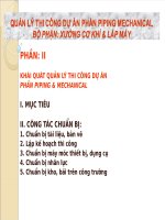 phần ii khái quát quản lý thi công dự án