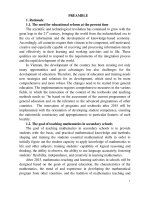 bồi dưỡng cho học sinh trung học cơ sở năng lực biến đổi thông tin toán học trong quá trình dạy học môn toán bản tóm tắt tiếng anh